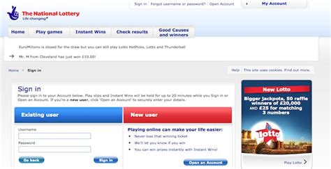 national-lottery.co.uk login